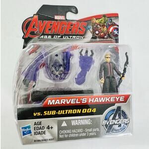 Marvel Avengers Age of Ultron Hawkeye Vs. Sub-Ultron 004 2.5-inch Figure 2-Pack